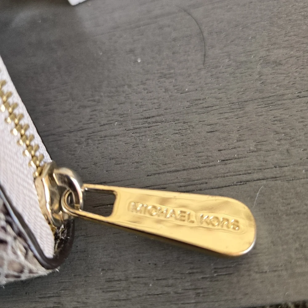Michael Kors Snakeskin Print Wallet - Picture 3 of 12